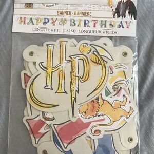 Harry Potter Happy Birthday Banner